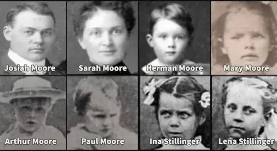 The eight victims of the Villisca Axe Murders
