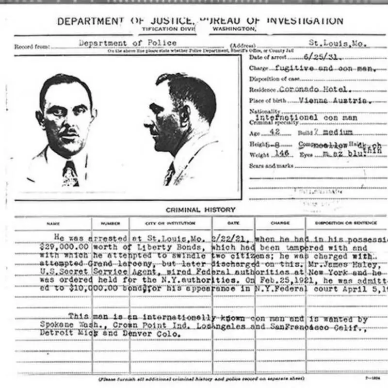 Historical Cons Victor Lustig