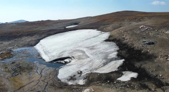 Yellowstone archaeology dig site studying ancient artifacts revealed by melting ice