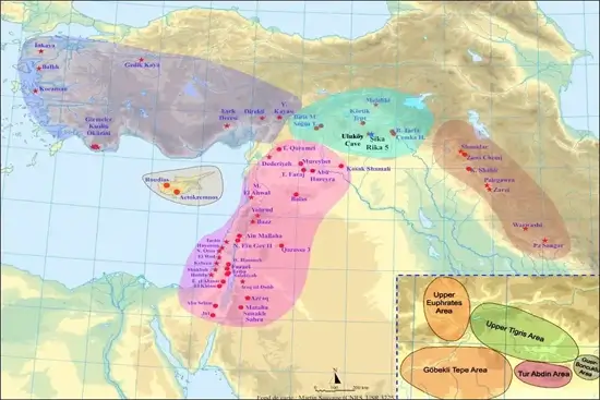 Map showing the location of Şika Rika 5 in Mardin Province, Turkey